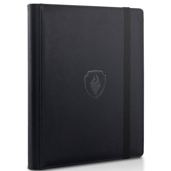 Trading Card Binder 9 Pocket, Card Collection Binder for 360 Cards - Black - Picture 1 of 8